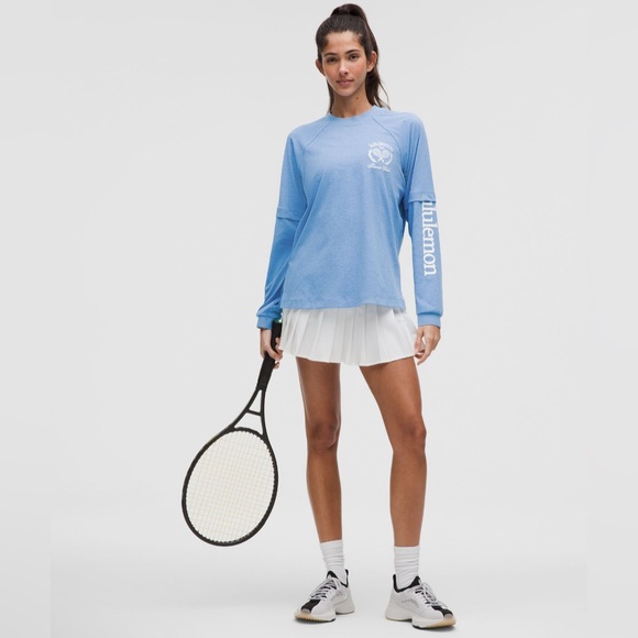 lululemon athletica layered long sleeve t-shirt tennis club